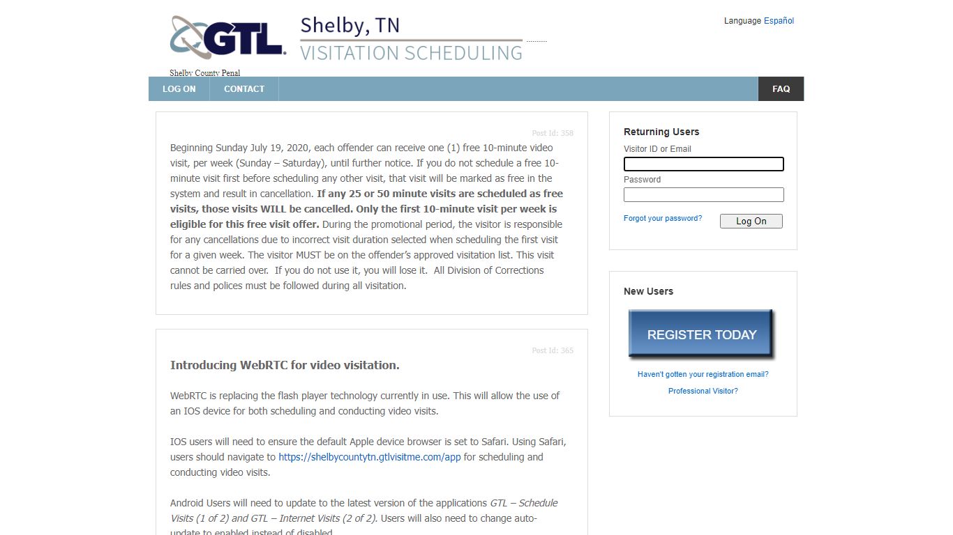 ViaPath Visitor Web 8.0 - GTLVisitMe