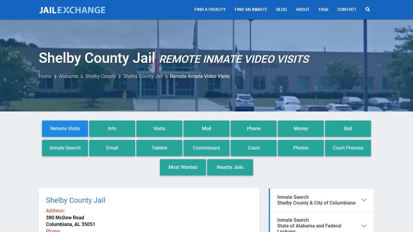 Video Visitation - Shelby County Jail, AL - Jail Exchange